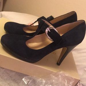 Franco Sarto Suede Heels